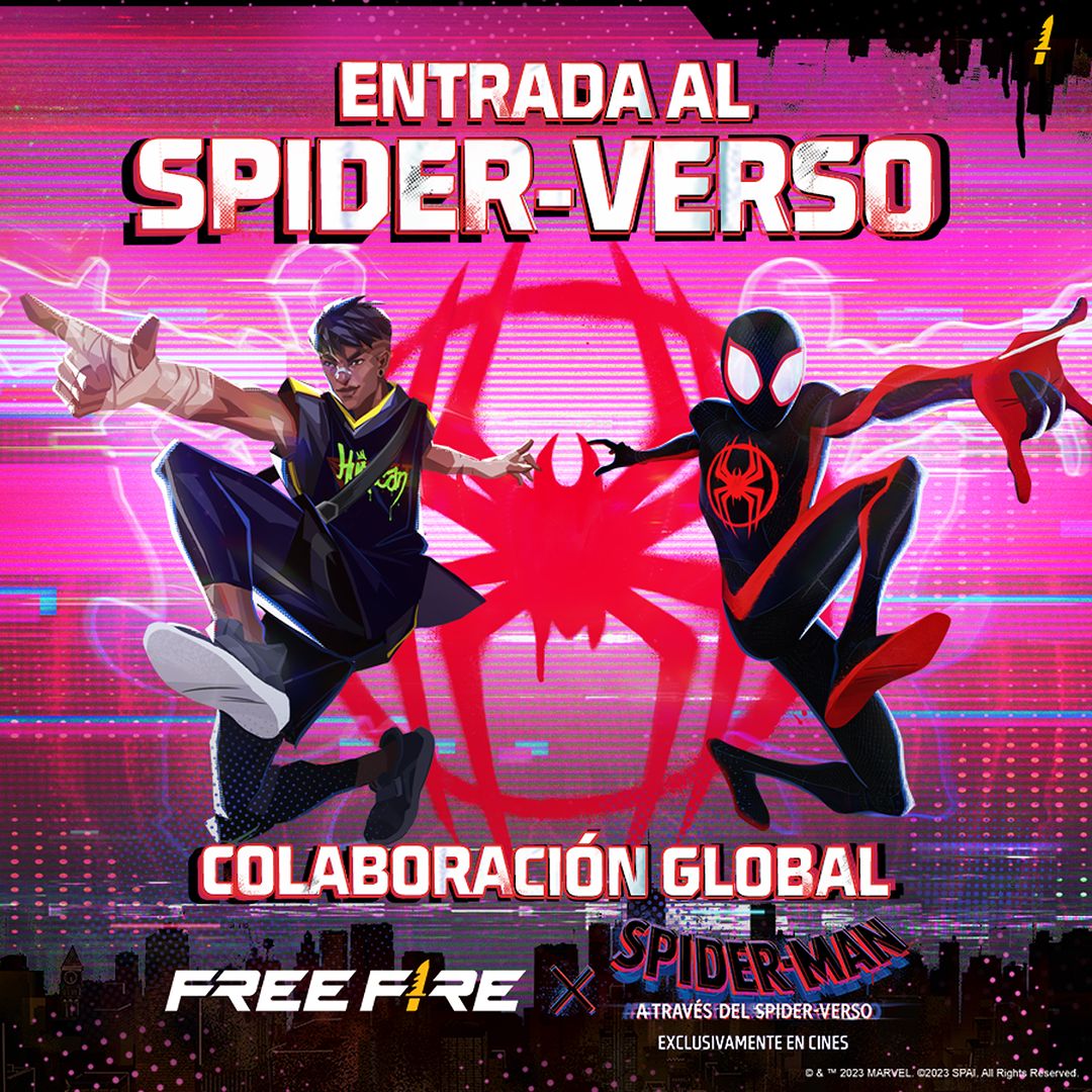 Free Fire Spider-Man Spider-Verse